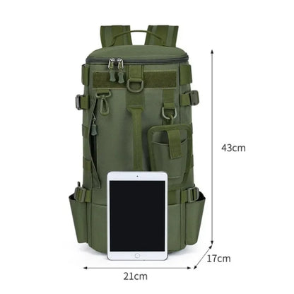Multifunctional Fishing Backpack for Men Large Capacity Rod Storage Shoulder Bag Outdoor Sports Fish Equipment Storage Pack 2028