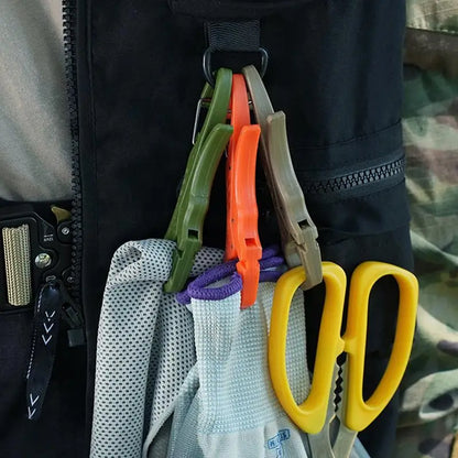 Mitten Clip Fishing Gripper Mitten Clip Outdoor Multi-Functional Fishing Gripper Large Opening Carabiner Fishing Pliers Fish