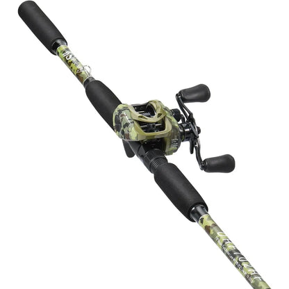 Fishing Pole Casting Reel Combo with Durable Rod Handle Medium Heavy for Catfish Salmon and Steelhead 7'0 Ideal for