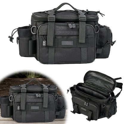 Thickened Tackle Bags Wear Resist Portable Fishing Gear Organizer Hunting Storage Tackle Bags Camping Picnic Cycling Backpack