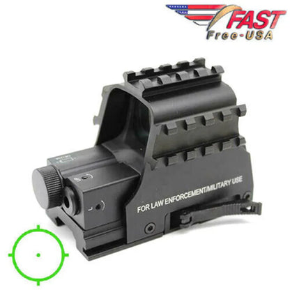 HD553 Reflex Sight With Red Laser And Quick Detach Mount Includes Battery