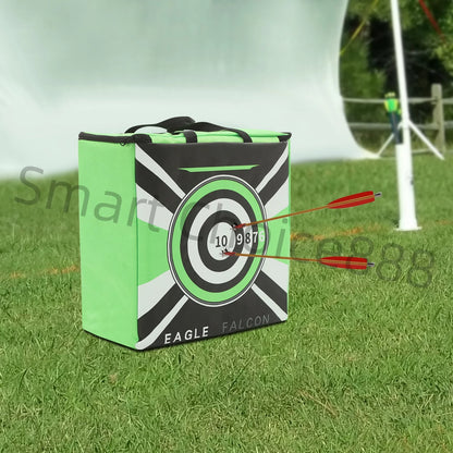 Archery Target Bag Portable Bow Target Water Resistant Archery Targets Refillable w/ Carrying Handle Training Accessories
