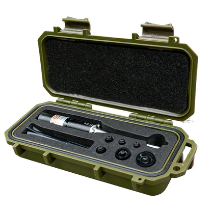 Green Red Laser Aiming Kit, For Rifle Pistol Universal Caliber - Equipped with 6 Paddle Switches and Flashing Mode Function