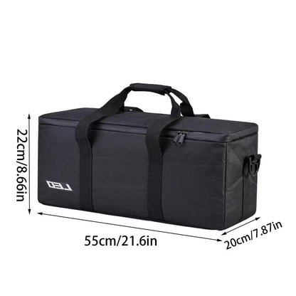 Fishing Pole Bag Large Storage Water-resistant Rod Case Pole Storage Bags Waterproof Fishing Storage Bag Tackle Shoulder Bag For