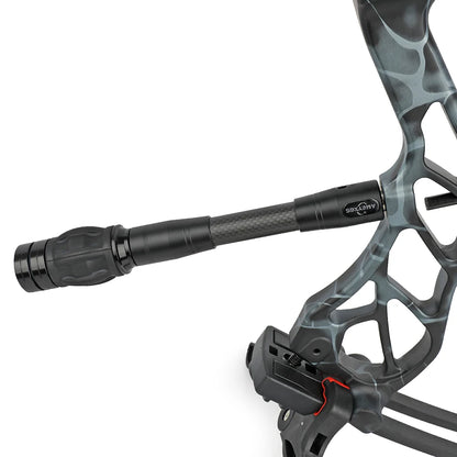 Archery Bow Stabilizer 3k Carbon Fibre Shock Absorber Damp Balance Rod 6/8/10/12/15 Inch for Bow Hunting Shooting Sports