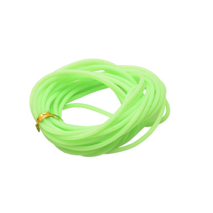 1 meter length/bag of various sizes of 6cm-9cm outer diameter luminous tubes, anti bite fishing line tubes, silicone hoses