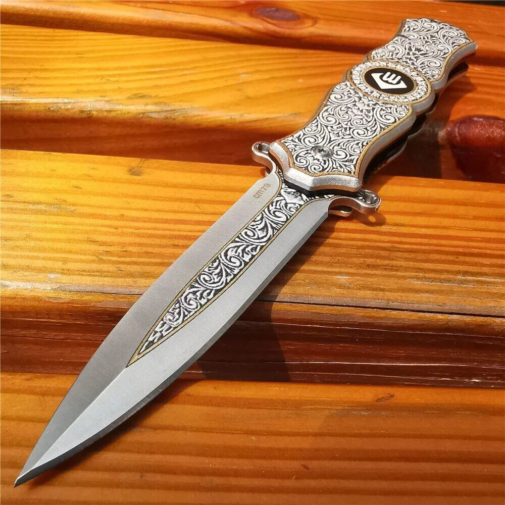 High-quality Folding Outdoor Combat High-hardness Tactical Hunting Knife