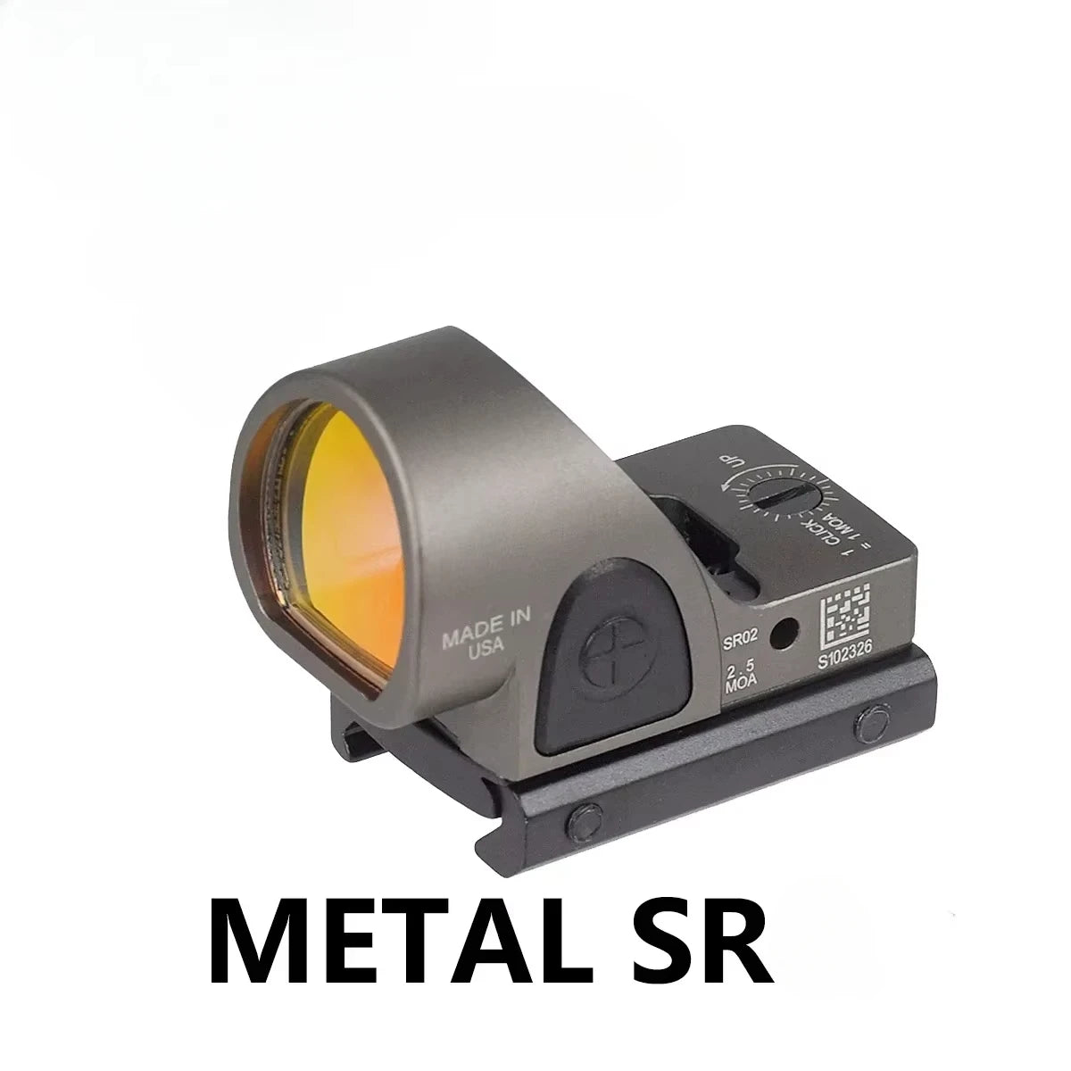 SR RM Mini Red Dot Sight Collimator Scope For Glock 17 Rear Sight Mount Hunting Optics Holographic Hot 20mm Rail Scope