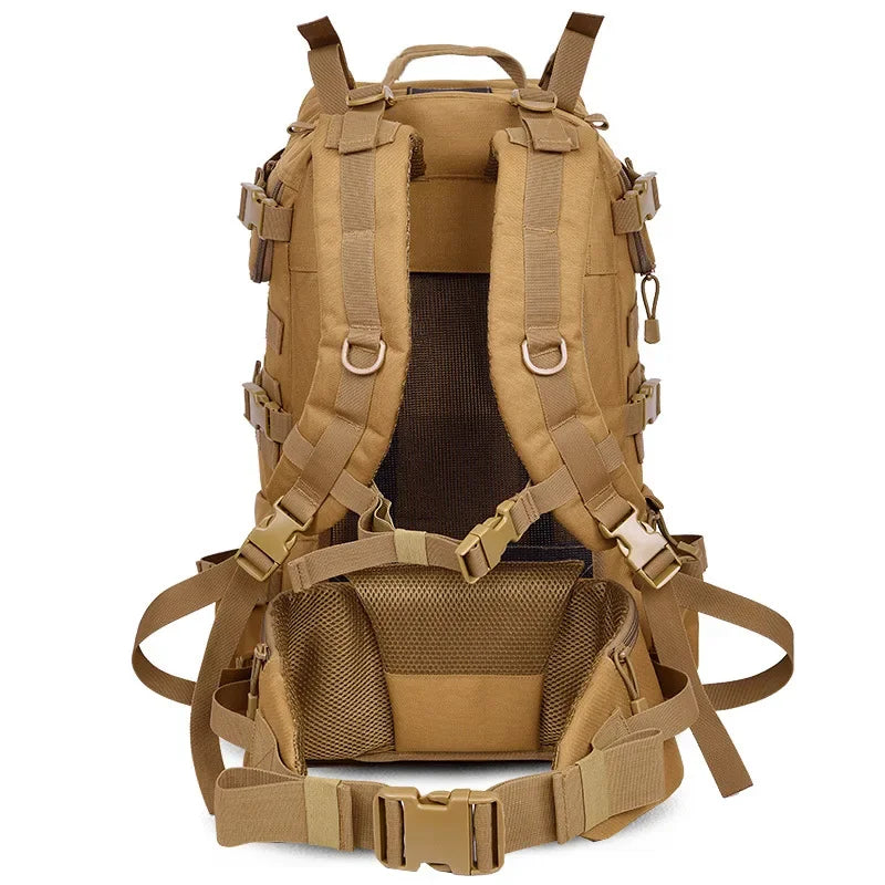 50L 1000D Nylon Tactical Backpack Outdoor Rucksacks Tactical Sports Camping Hiking Trekking Hunting Bag Backpack With Frame
