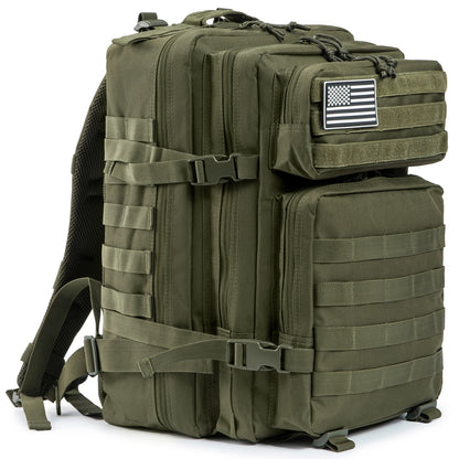 45L Tactical Fishing Backpack Large 3 Day Outdoor Rucksack Hiking Camping Hunting Gear Bag Travel Pack for Outdoor Sport