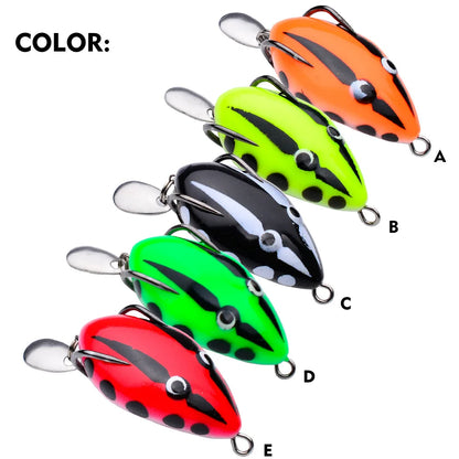 5g simulated luya fake bait black fish soft bait, mini thunder frog luya bait 4cm modified thunder frog bait fishing gear wholesale