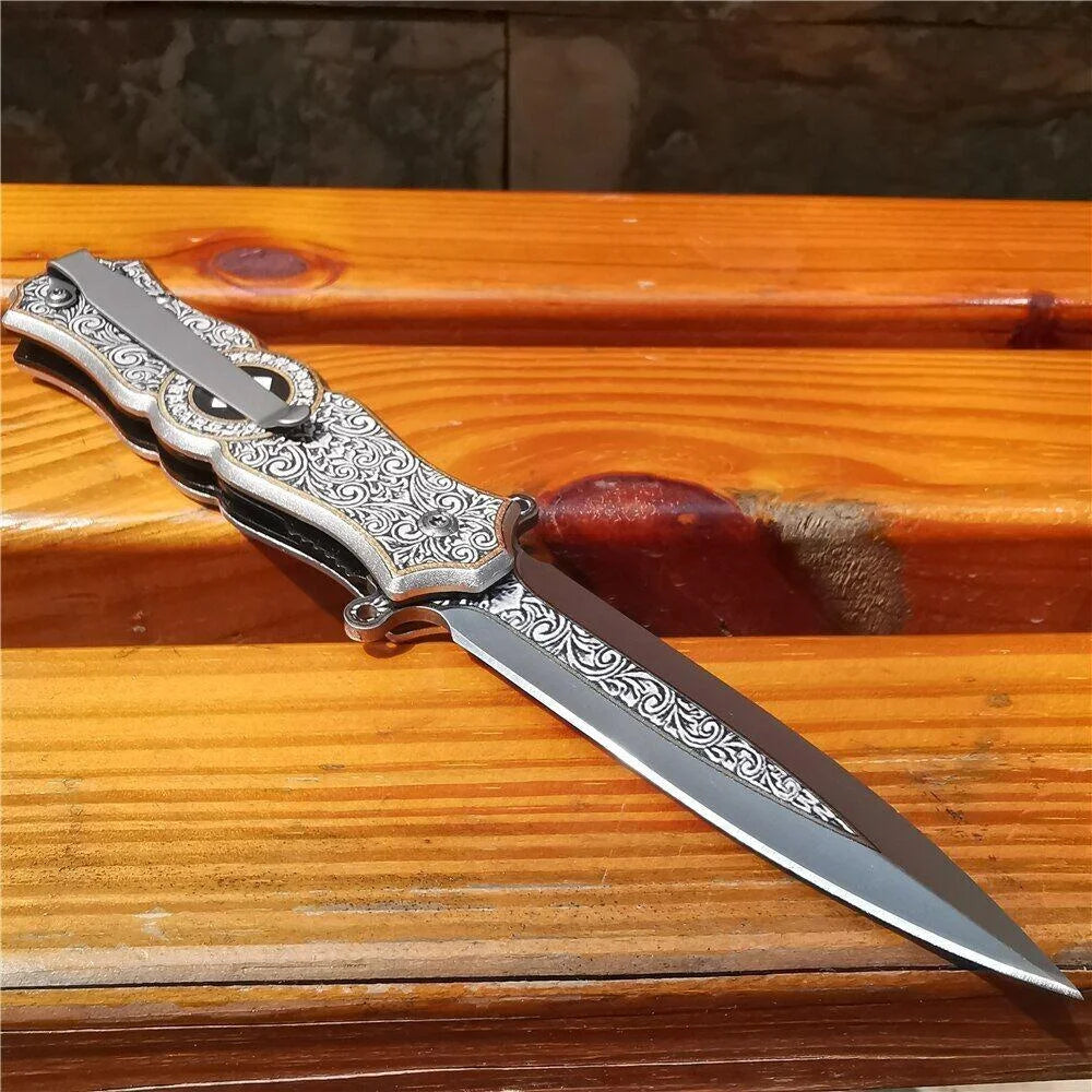 High-quality Folding Outdoor Combat High-hardness Tactical Hunting Knife