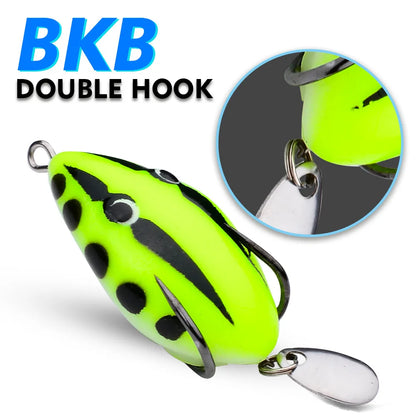 5g simulated luya fake bait black fish soft bait, mini thunder frog luya bait 4cm modified thunder frog bait fishing gear wholesale