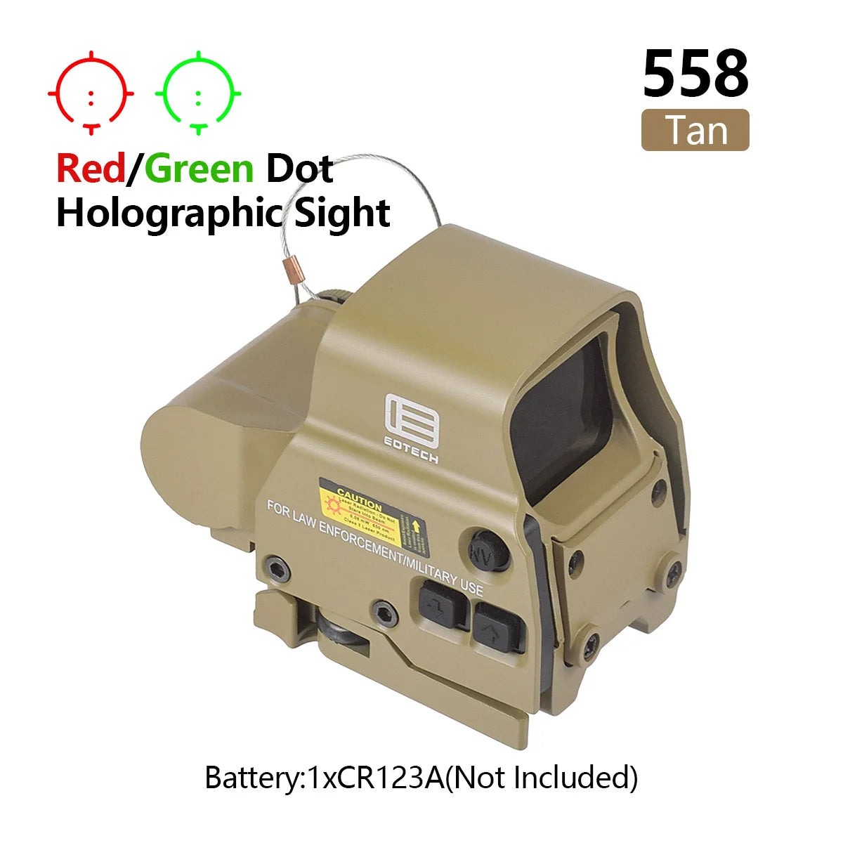 Tactical 551 552 553 558 Red Dot Holographic Sight Eotech G33 G43 G45 Scope 3X Magnifier Hunting Scope Hydra Riser Airsoft Scope