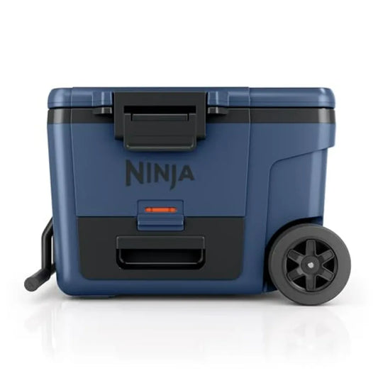 Cooler for the Beach, Camping, Picnics More: FrostVault 45QT Cooler with Wheels, Lakeshore Blue, Insulated with Temp Dry Storag