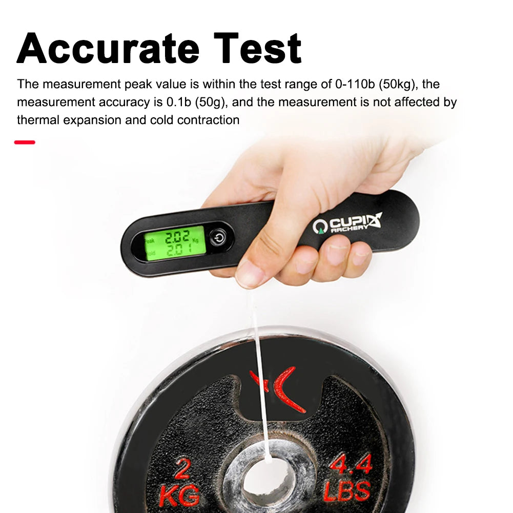 Electric Digital Dynamometer Device LED Display Electric Digital Bow Scale Measuring Instrument Test Tool Archery Accressories