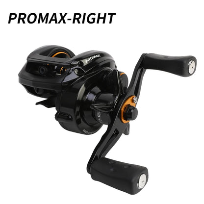 BILLINGS Baitcasting Reel 8KG Max Drag Carbon Fiber Main Body  7.1:1 High Gear Ratio 7+1BB Ultra Smooth Professional Bait Caster Fishing Reels for Freshwater Saltwater