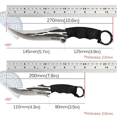 1SET Cooking Utensil Set Multifunction Stainless Steel Sharp Chef Boning Knife Nonstick Ergonomic Handle Gifts for Men