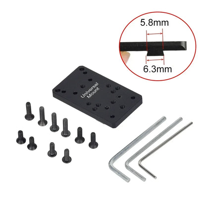 SR RM Mini Red Dot Sight Collimator Scope For Glock 17 Rear Sight Mount Hunting Optics Holographic Hot 20mm Rail Scope