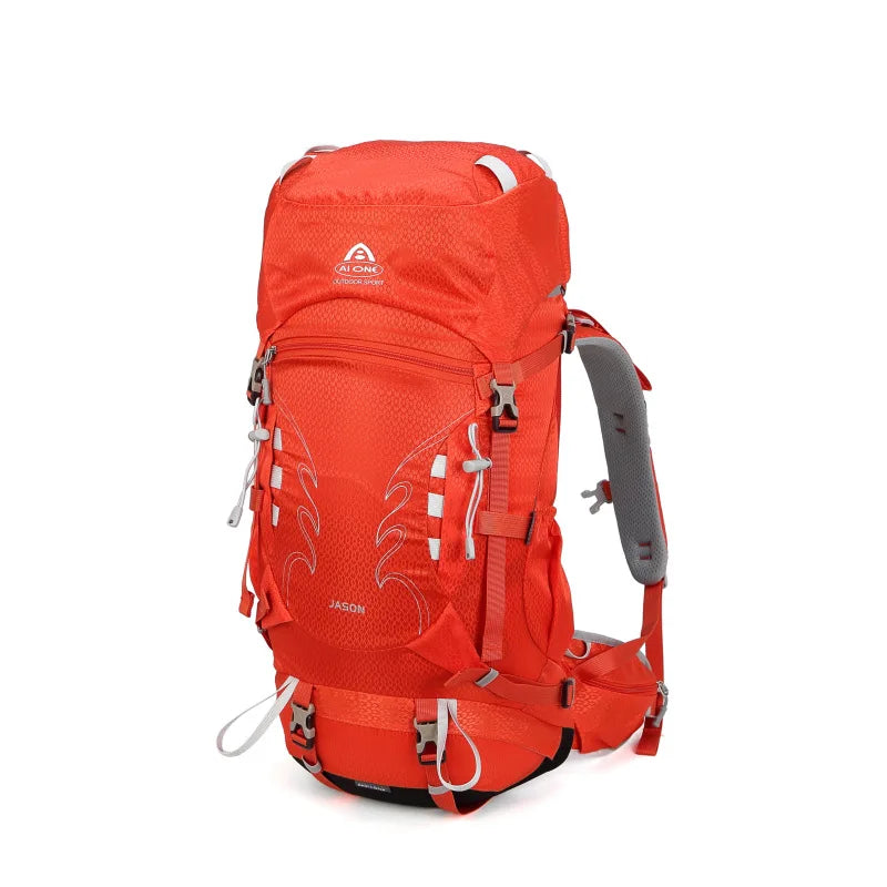 Aione Lightweight Outdoor Hiking Backpack 40L Large Capaci Travel Shoulder Bag Men Women Nylon Material Inner Frame Structure