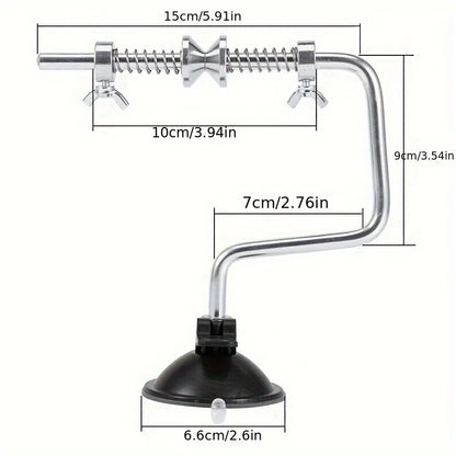 1Pc Aluminum Alloy Fishing Line Winding Machine, Outdoor Fishing Reel Winding Machine