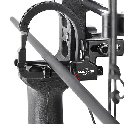 Aluminum Alloy Drop Away Arrow Rest for Archery Compound Bow Right Hand Bow Hunting Outdoor Shooting Target Practice Arrow Rest