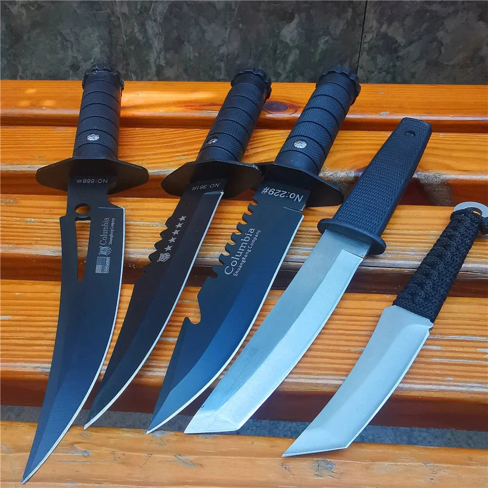 12 Inch Fixed Blade Bowie Knife | Hunting Knife, ABS Handle | Sheath | Designed for Hunting, Survival, Skinning, Camping