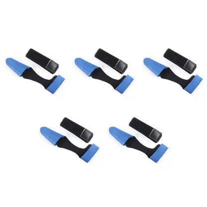 5/10Set 2Pcs/Set Fishing Rod Pole Protector Case Cover Sleeve Fishing Rod Fastener Belts Rubber FIsh Pole Fastening Belt Strap