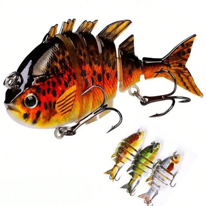 3D Bionic Fishing Lure, Topwater Lure, Artificial Bait With Double Hook, Fishing Accessories For Fishing, Tackle Supplies