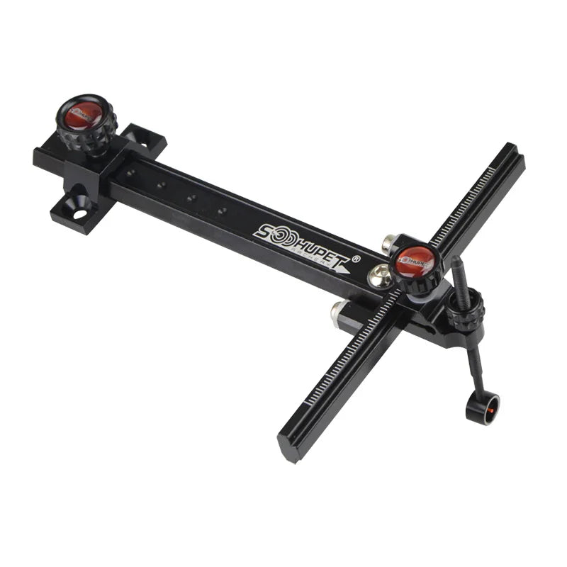 Archery Recurve Bow Sight 6inch Aluminum Alloy Color for Right/Left Hand Target Adjustment Easily Hunting Shooting Accessory