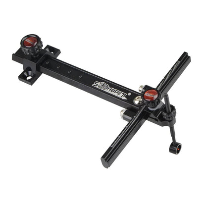 Archery Recurve Bow Sight 6inch Aluminum Alloy Color for Right/Left Hand Target Adjustment Easily Hunting Shooting Accessory