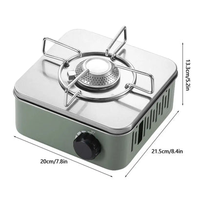 Cassette Furnace Outdoor Portable Gas Stove Travel Camping Picnic Fondue Cassette Furnace Mini Burner BBQ Barbecue Hiking