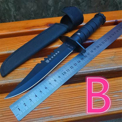 12 Inch Fixed Blade Bowie Knife | Hunting Knife, ABS Handle | Sheath | Designed for Hunting, Survival, Skinning, Camping