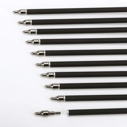 14 Pack 30 Archery Carbon Arrows Practice Hunting Arrow with Removable Tips Shaft Spine 500 Suitable for Recurve Bows