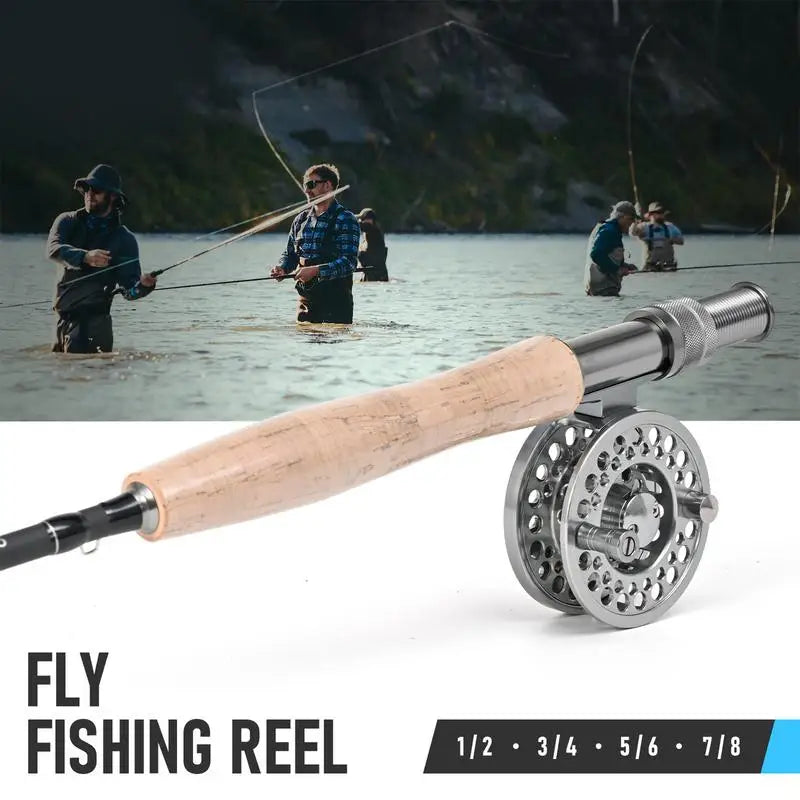 Fly Fishing Reel Saltwater Fishing Reel Fishing Gear Aluminum Alloy Reel For Freshwater Lake Stream Pond Fishing Fly Fishing