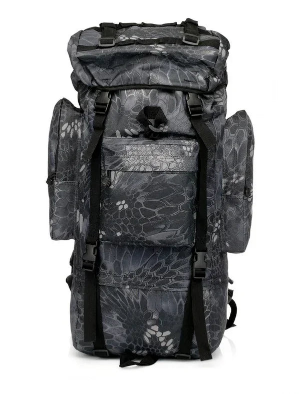 70L Metal Steel Frame Bag Men's New Hunting Backpack Waterproof Nylon Backpacks Hunting Bags