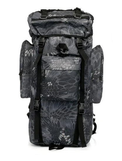 70L Metal Steel Frame Bag Men's New Hunting Backpack Waterproof Nylon Backpacks Hunting Bags