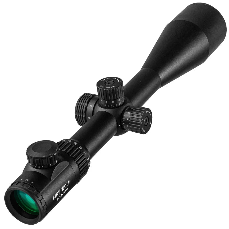 Tactical 8-32X56 E Air Rifle Optics Red Dot Green Sniper Scope Compact Riflescopes Hunting Scopes With 20mm/11mm Rail Mounts