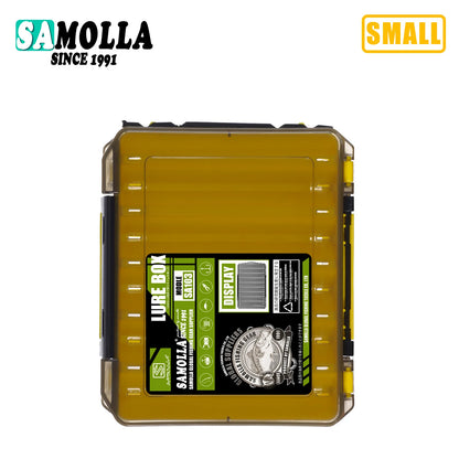 Double Sided Lure Baits Box Fishing Large Compartments Plastic Accessories Storage Tackle Container Case Adjustable Organizer