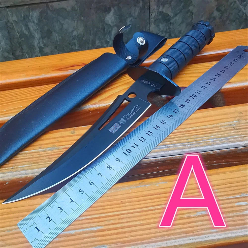 12 Inch Fixed Blade Bowie Knife | Hunting Knife, ABS Handle | Sheath | Designed for Hunting, Survival, Skinning, Camping
