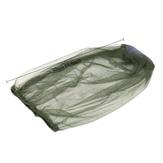 Extra-large mosquito net with face cover attachment – reinforced mesh and high-quality fabric, ideal for fishing and hunting
