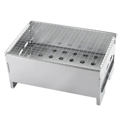 Detachable Barbecue Grill Heating Stoves Portable Camping BBQ Grill Rack Net Firewood Stove Stainless steel Cooking BBQ Grill