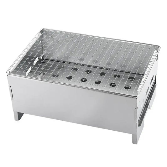 Detachable Barbecue Grill Heating Stoves Portable Camping BBQ Grill Rack Net Firewood Stove Stainless steel Cooking BBQ Grill