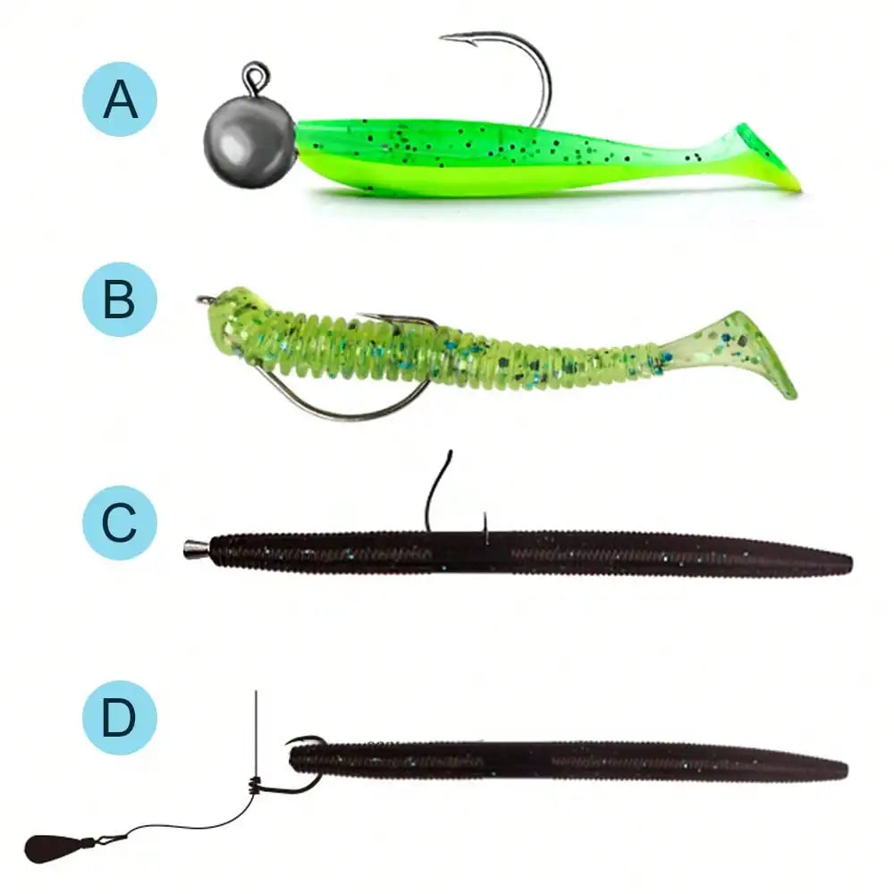 Practical Multifunctional Fishing Bait Kit Vivid Simulation Lure Design Durable Angling Supplies Perfect For Daily Freshwater Saltwater Outdoor Fish Catching Activities