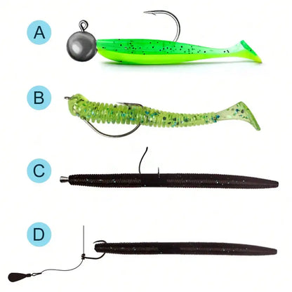 Practical Multifunctional Fishing Bait Kit Vivid Simulation Lure Design Durable Angling Supplies Perfect For Daily Freshwater Saltwater Outdoor Fish Catching Activities