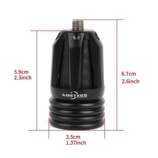 Bow Stabilizer Damper Silencer Compound Bow Riser Shock Absorber Archery Hunting Target Practice Shooting Aluminum Alloy