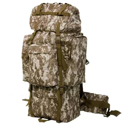 70L Metal Steel Frame Bag Men's New Hunting Backpack Waterproof Nylon Backpacks Hunting Bags