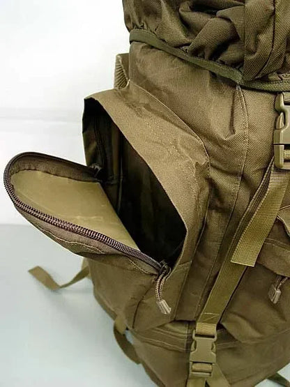 70L Metal Steel Frame Bag Men's New Hunting Backpack Waterproof Nylon Backpacks Hunting Bags