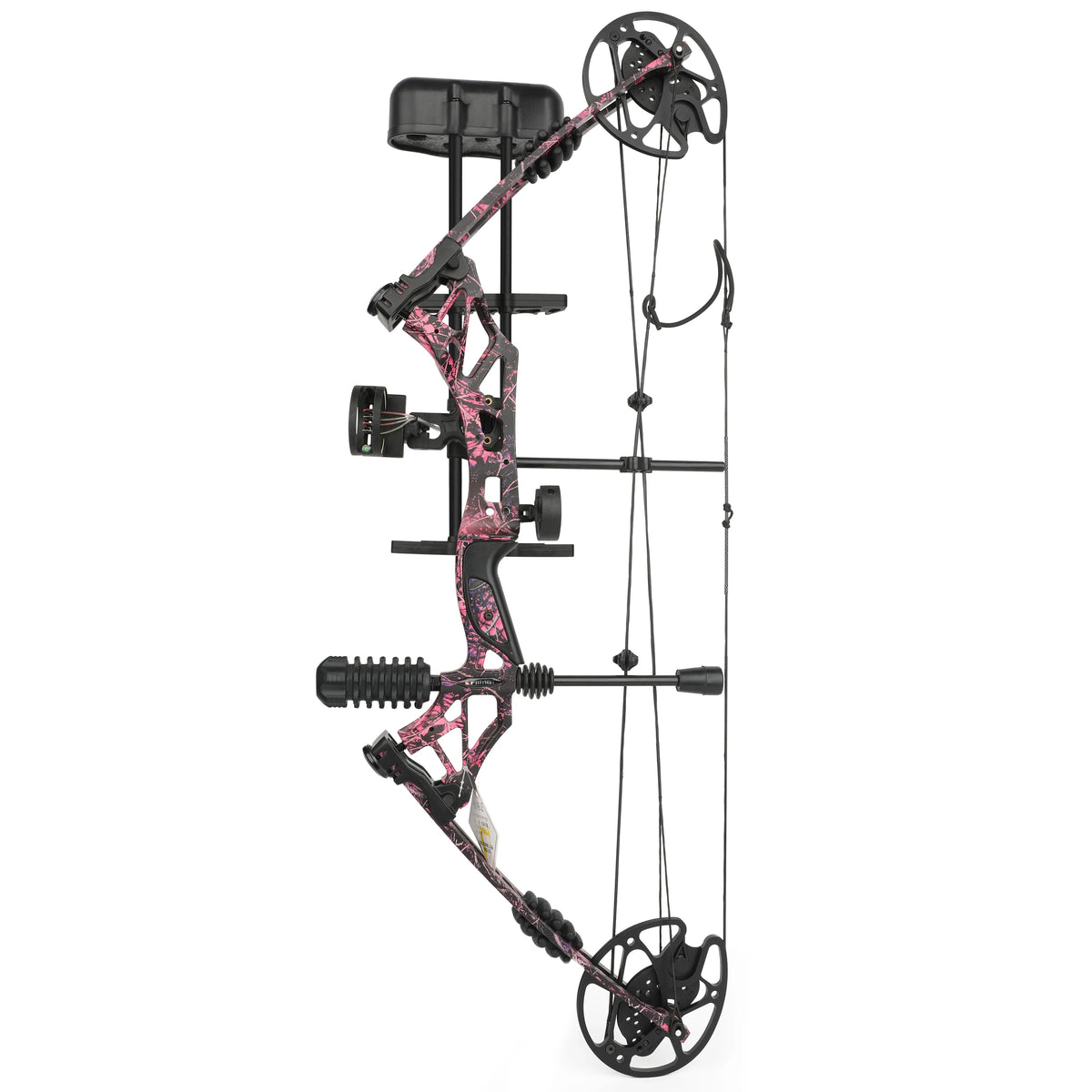 KAIMEI HAN 30-70lbs Compound Bow Carbon Arrows Set 320FPS With Release Sight for Archery Target Shooting Hunting Compound Bow