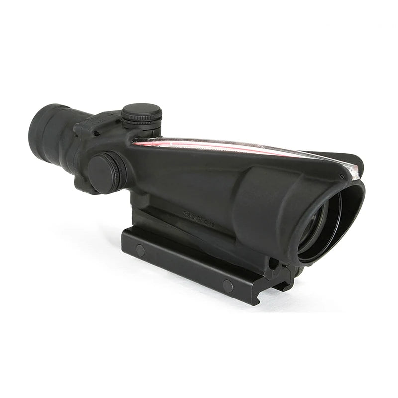 TA11F HuntingScope 4x32mm for Hunting Real Fiber Optics Red Dot Illuminated Etched Reticle Tactical Optical Sight